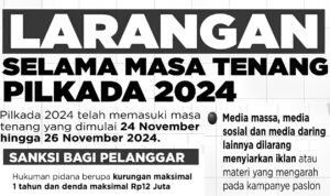 Larangan Bawaslu terhadap media massa, media sosial dan media daring lainnya terkait Penyiaran Iklan atau berita yang mengarah pada kampanye paslon (TIM/Lintas Sumba)